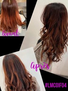 Coiffure cheveux bruns ondulés